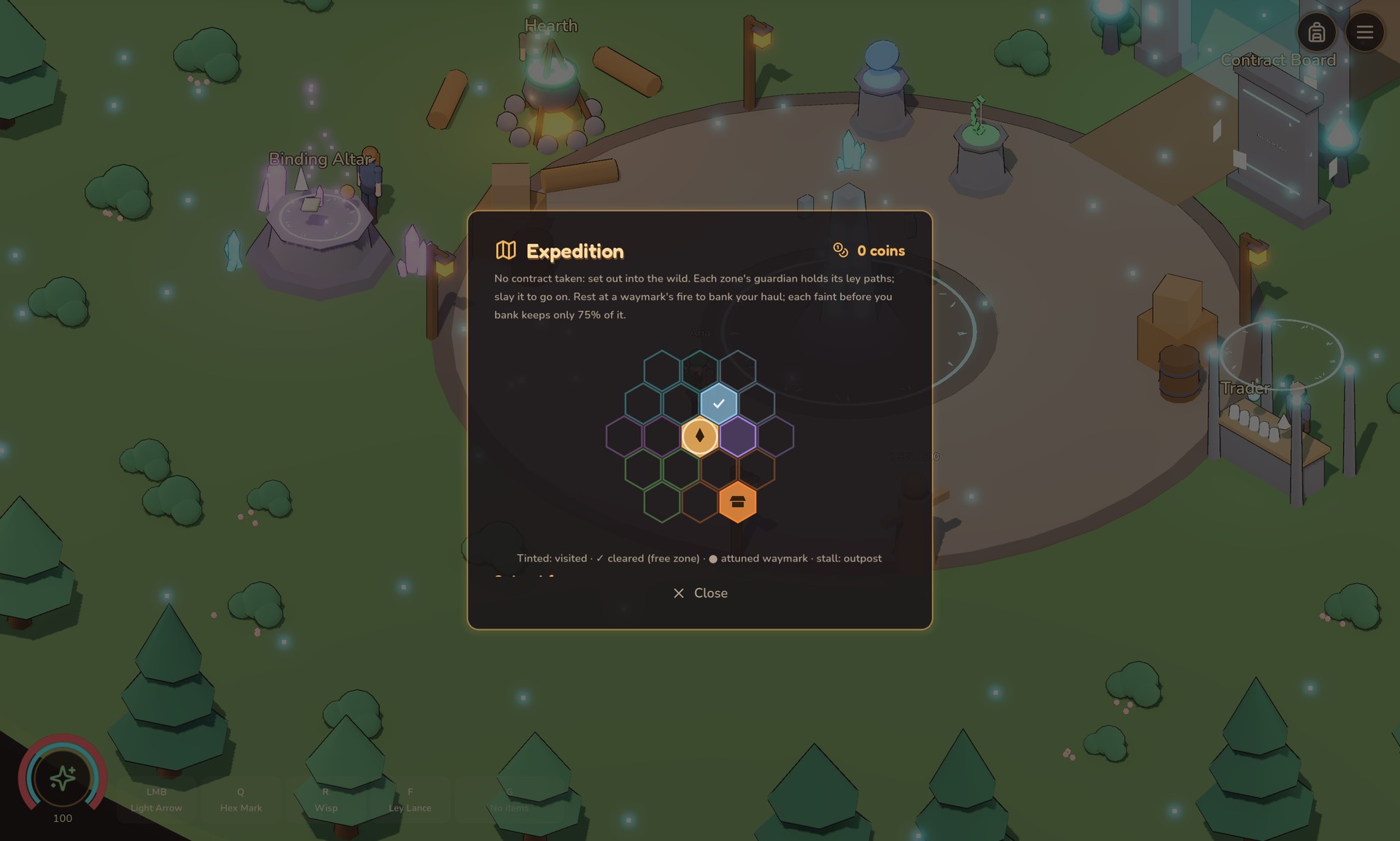 The world map around Waystone Haven